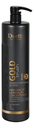 Máscara Hidratante Gold Brush Duetto Professional 1l