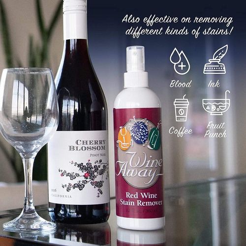 Eliminador Limpiador De Manchas De Vino Tinto Wine Away 12oz