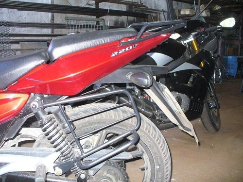 Imagen 9 de 9 de Soporte Lateral Alforjas C/base Bajaj 220 F Rouser
