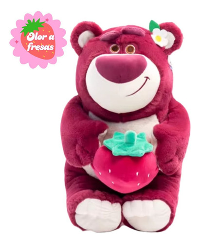 Peluche Oso Lotso Olor A Fresas Toy Story - Mide 40 Cms Alto