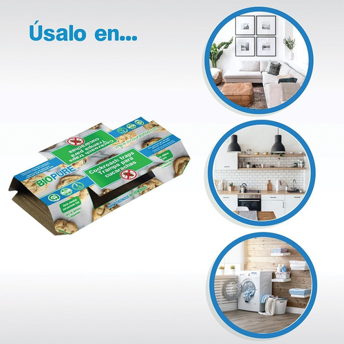 Imagen 6 de 6 de Trampa Para Cucarachas Ecológico Kit 10 Piezas