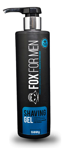 Shaving Gel De Barbear + Loção Pós Barba Fox For Men Mentol