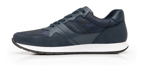 Imagen 3 de 8 de Tenis Flexi Hombre 403108 Azul Negro