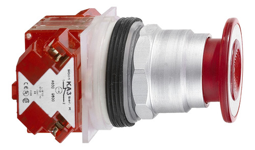 9001kr9r20h6 Pushbutton, Harmony 9001k, Metal, Mushroom 35m