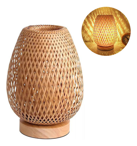 Lámpara Bamboo Lampshade Centerpiece Devices.