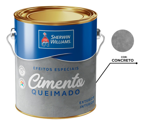 Efeitos Especiais Cimento Queimado 3,6l Sherwin Williams