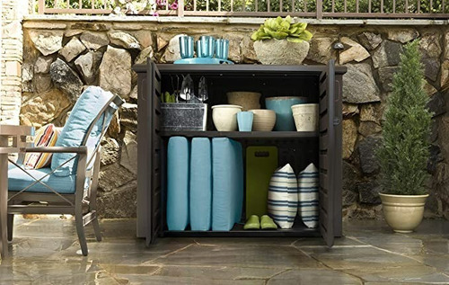 Gabinete Chico P/patio Rubbermaid Resinaplásticaimpermeable