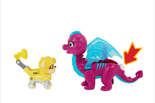 Paw Patrol Rubble Y Dragon Blizzie Spin Master