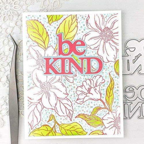 (2743a) Estampado Troquelado En Forma De Felicitación De Met