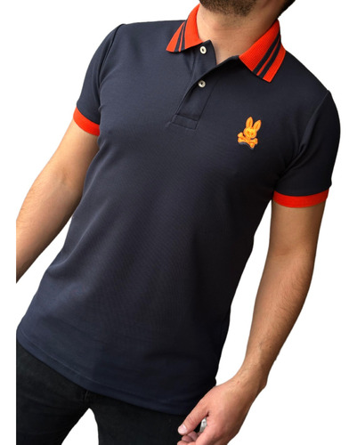 Camiseta Tipo Polo Hombre Psycho Bunny 