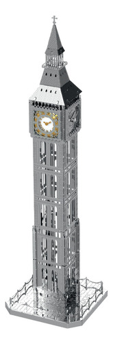 Metal Time Big Ben Reloj 3d Diy The Great Bell Funcional