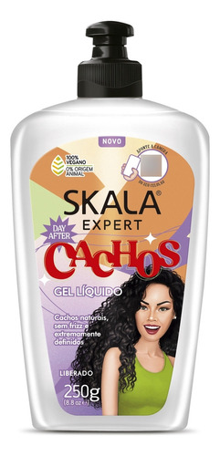 Gel Líquido Skala Mais Cachos De 250 G