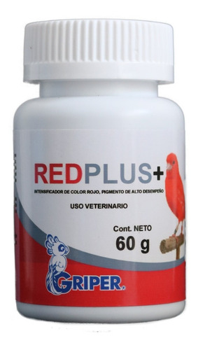 Redplus+ 60g (cantaxantina Al 10%) Pigmento Rojo Para Canar