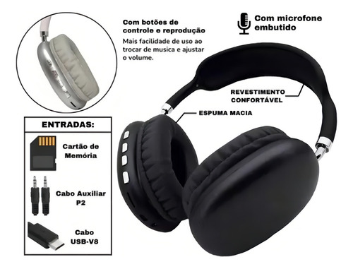 Fone Wireless Sem Fio Bluetooth Rápida