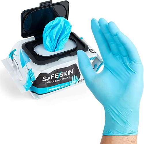 Safeskin Guantes Desechables De Nitrilo En Paquete Dispensa.