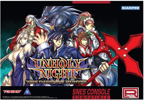Unholy Night: The Darkness Hunte Cartucho Nintendo Super Nes
