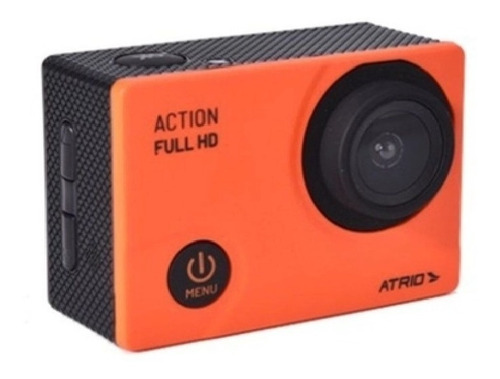 Câmera de vídeo Atrio DC190 Full HD preta e laranja