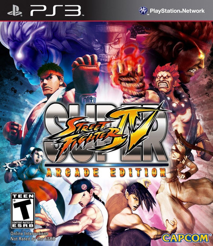 Jogo Ps3 Street Fighter Iv Arcade Edition Lacrado+ Nf/e
