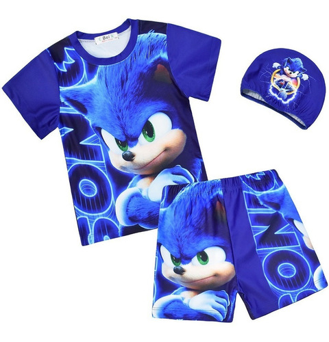 Conjunto De Bañador Infantil Sonic El Erizo