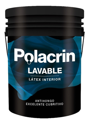 Polacrin Latex Interior Lavable 20 L Blanco Mate