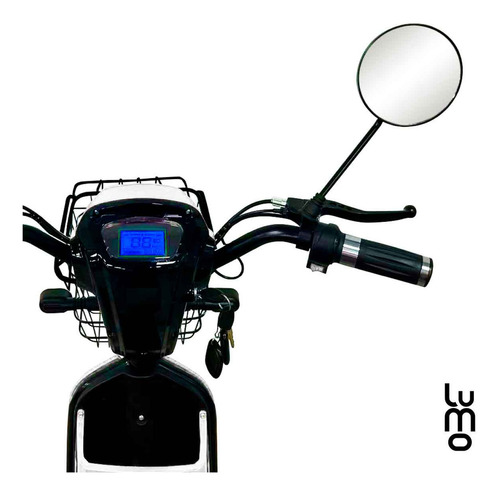 Lumo Home Bicicleta Electrica Para Adultos, Bicimoto Eléctrica, Baterías De Gran Capacidad Dos Asientos Blanco