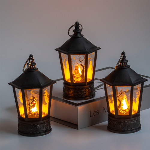 Linterna Led Con Forma De Calabaza Para Halloween, Carcasa D