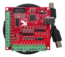 Comprar Tarjeta Controladora Cnc Mach 3 Roja Con Cable Cnc 1 Pieza