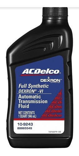 Aceite Dexron 6 Vi Acdelco Full Sintético, Transmisión Autom