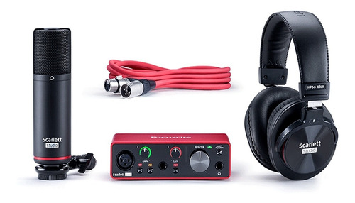 Imagen 2 de 2 de Interfaz De Audio Usb Scarlett Solo Studio Kit Grabacion