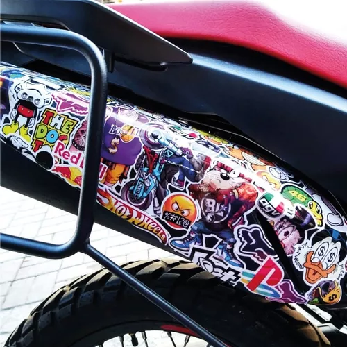 Adesivo Dedo do Meio Mickey Luva Moto Carro Bike Grau