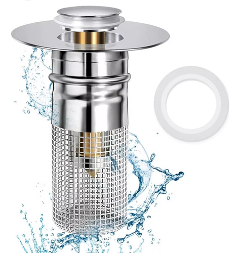 2 Filtro Tapón Para Ducha Fregadero Drenaje Tapa Universal