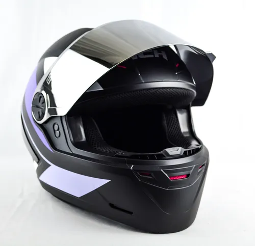 Cascos Con Visor De Color Dama Ich 501 Sp, Certificado Dot