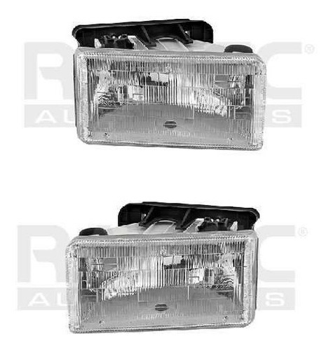 Par Juego Faros Dodge Dakota 1991 - 1996 Con Base Depo Sxc