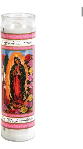 Velas De Cristal De Oración De Nuestra Señora De Guadalupe, 