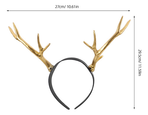 Diadema Con Cuernos Artificiales Para Cosplay, Peinado De Al