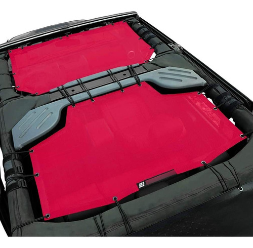 Jeep Wrangler Sun Shade Jk Unlimited  Door-cherry Red ...