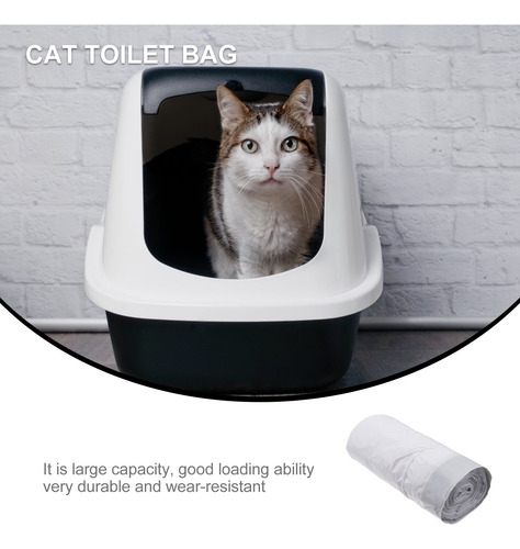 Bolsa De Arena Plástica Para Gatos, Práctica Bolsa De Baño G