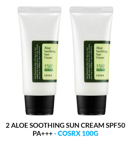 2 Aloe Soothing Sun Cream - Cosrx 50ml