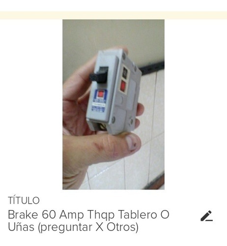 Brake Thqp 60 Amp Calidad (preguntar X Otros