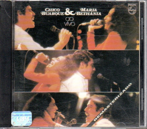 Chico Buarque Y Maria Bethania Ao Vivo - Cd Original 