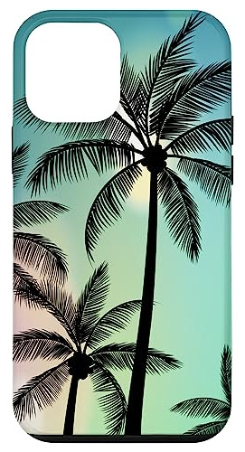 Funda Para iPhone 12 Mini Exotic Nature Palm Tree Sunny B-02