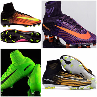 Nike Botines Mercurial Miracle Fg Violeta en Mercado Libre Argentina