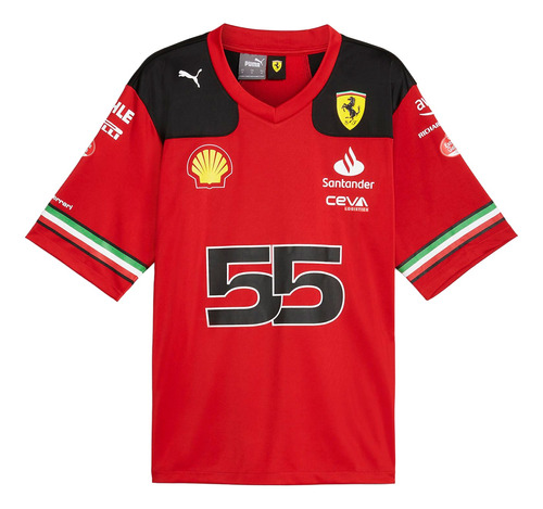 Camiseta Fútbol Scuderia Ferrari Carlos Sainz F1 2023