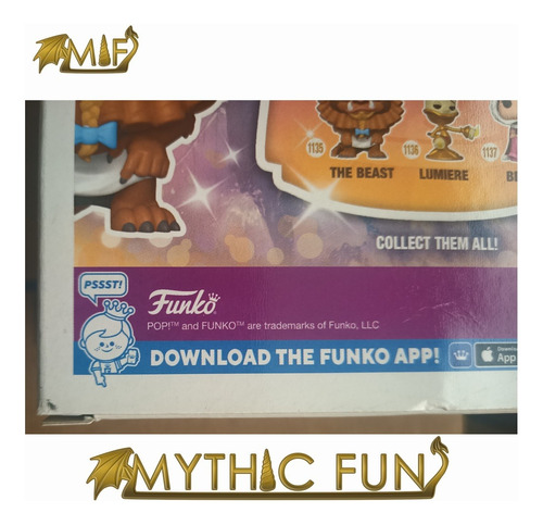 Funko Pop Disney - The Beast 1135 (Usado)