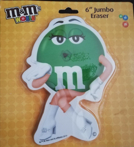 Borrador Jumbo M&m World De 6 Pulgadas Más 12cm