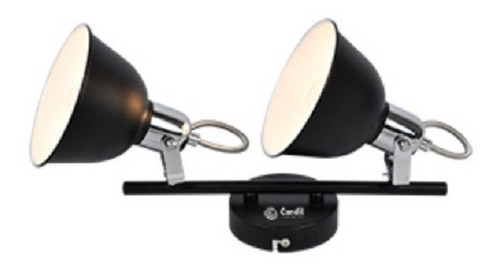 Imagen 2 de 7 de Luz De Pared / Techo Lenora 2 Luces Apto Led E14 220v Candil