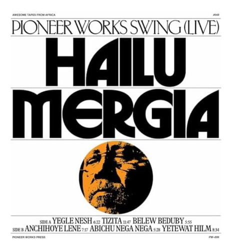 Mergia Hailu Pioneer Works Swing (live) Usa Import Lp Vinilo