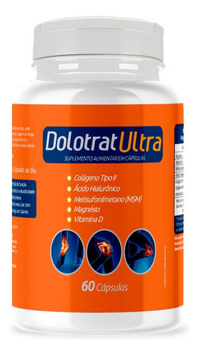 Dolotrat Ultra Colageno Tipo 2 Msm Acido Hialuronico 60caps