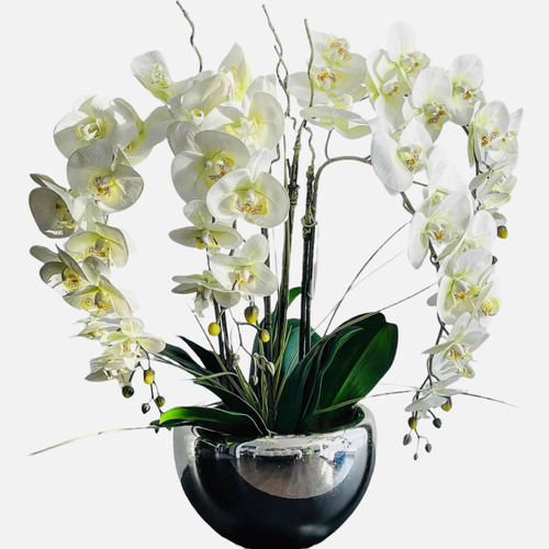 Arreglo Floral Artificial Orquidea Tacto Natural Precioso :) | Meses sin  intereses