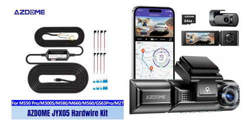 Kit 24/7 Parking Azdome M550 Pro Y Hardwire Kit Jyx05